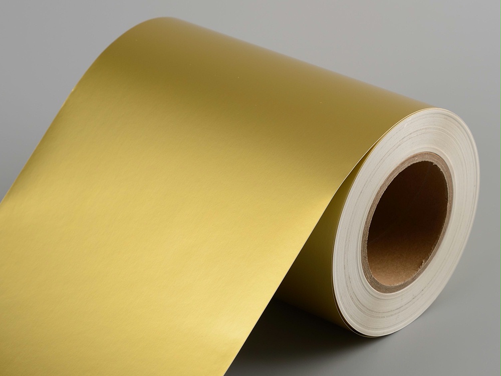 啞金鋁箔紙不干膠標簽材料 啞金鋁箔紙不干膠標簽材料